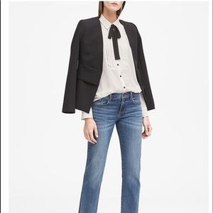 Banana Republic Dillon Tie Neck Shirt XL NWT